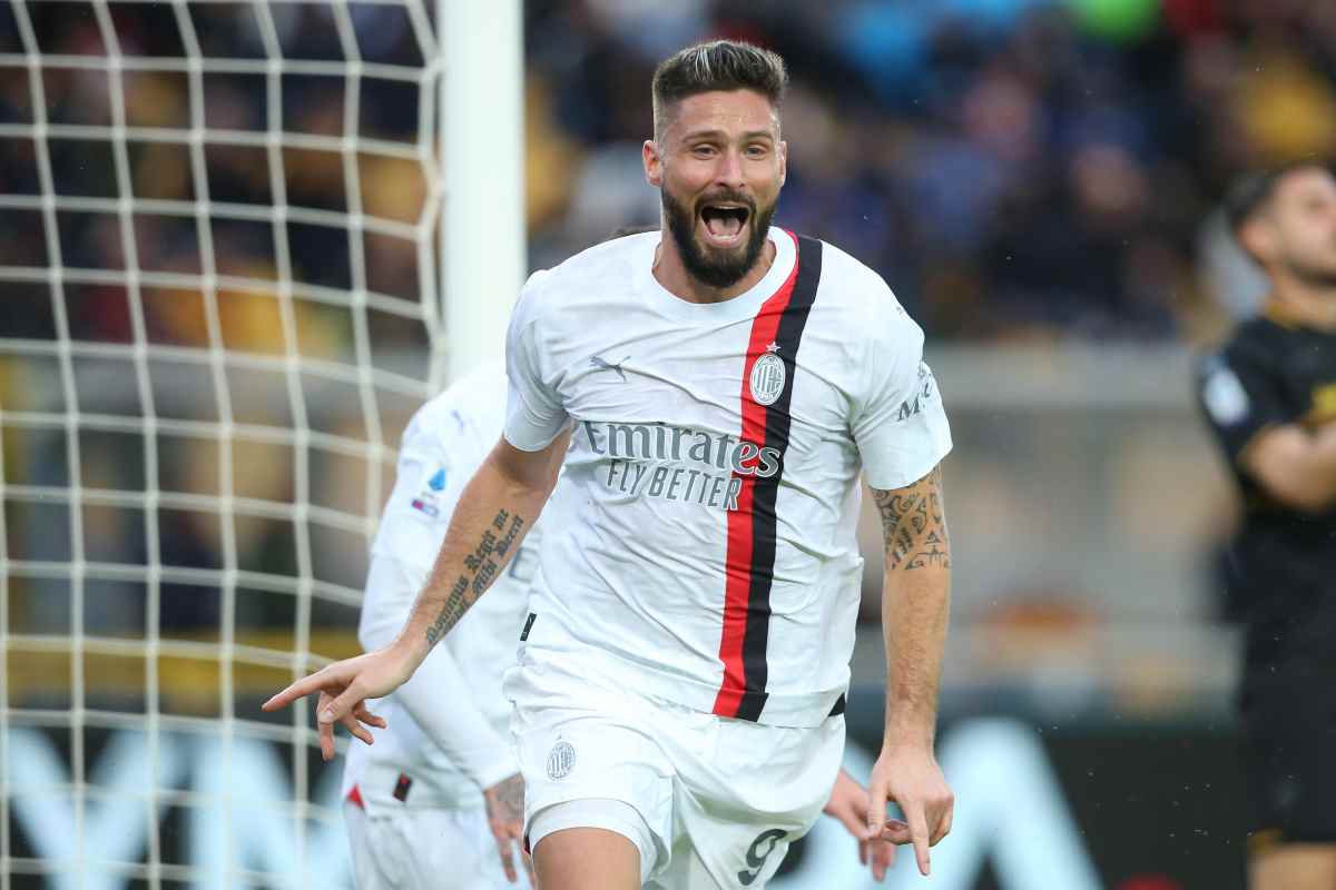 Giroud annuncio futuro Milan