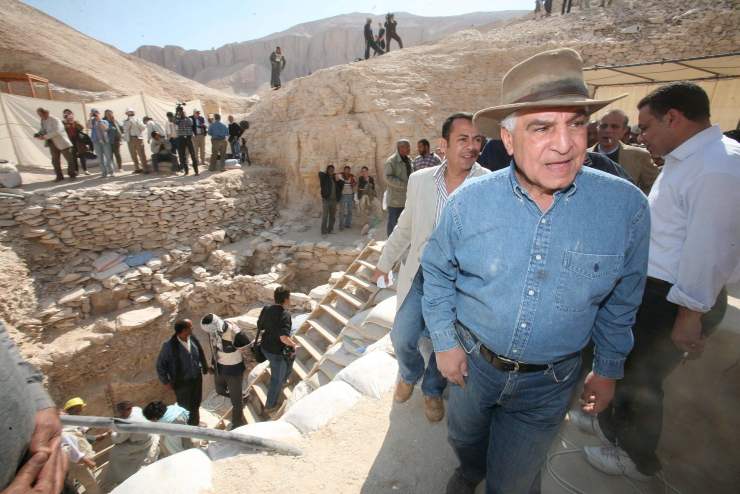 Zahi Hawass e la tomba di Tutankhamon