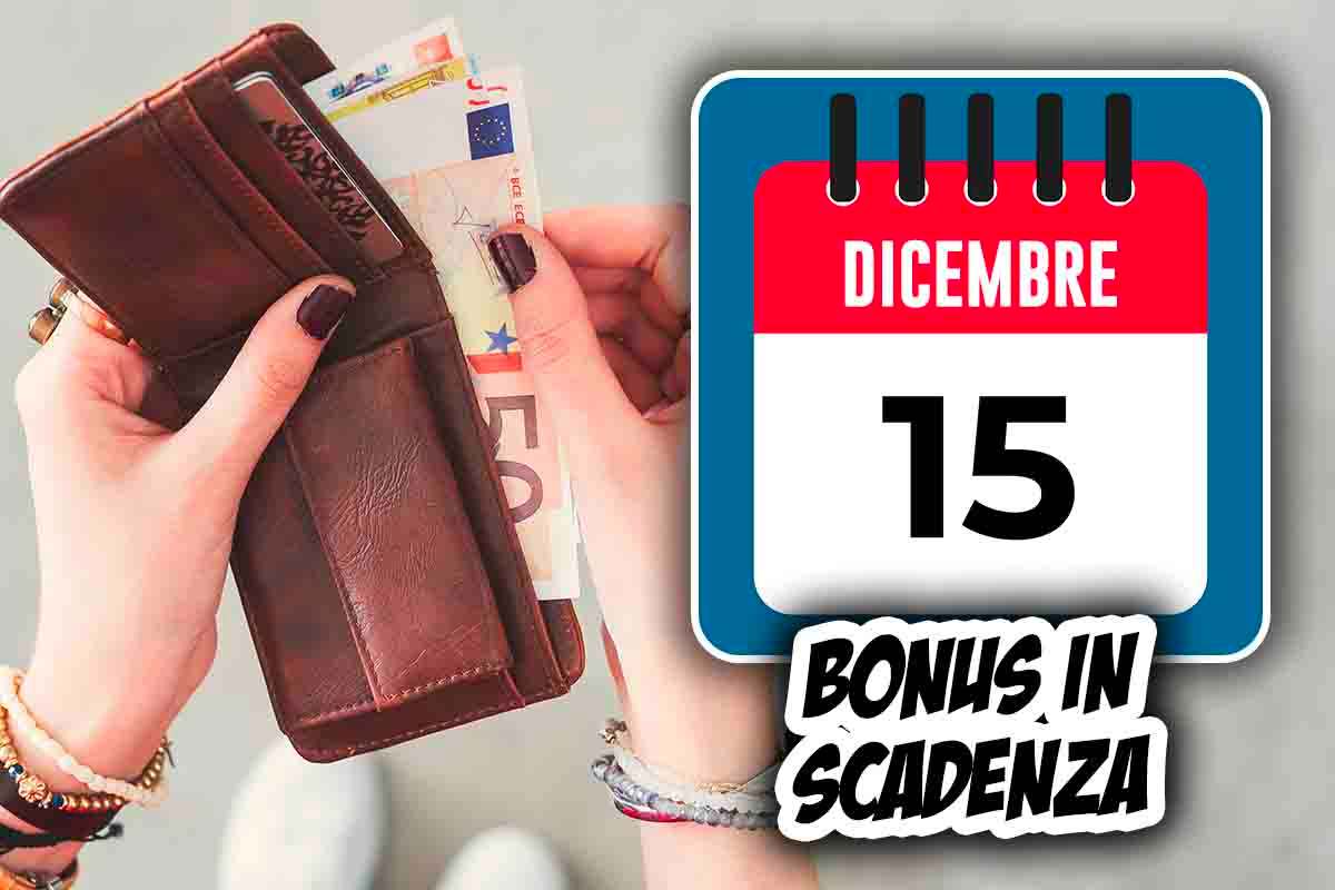 Bonus scade 15 dicembre