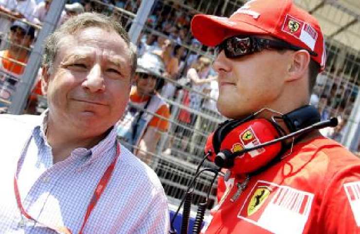 Michael Schumacher e Jean Todt insieme nel periodo Ferrari