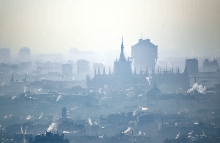 Smog sulla città di Milano