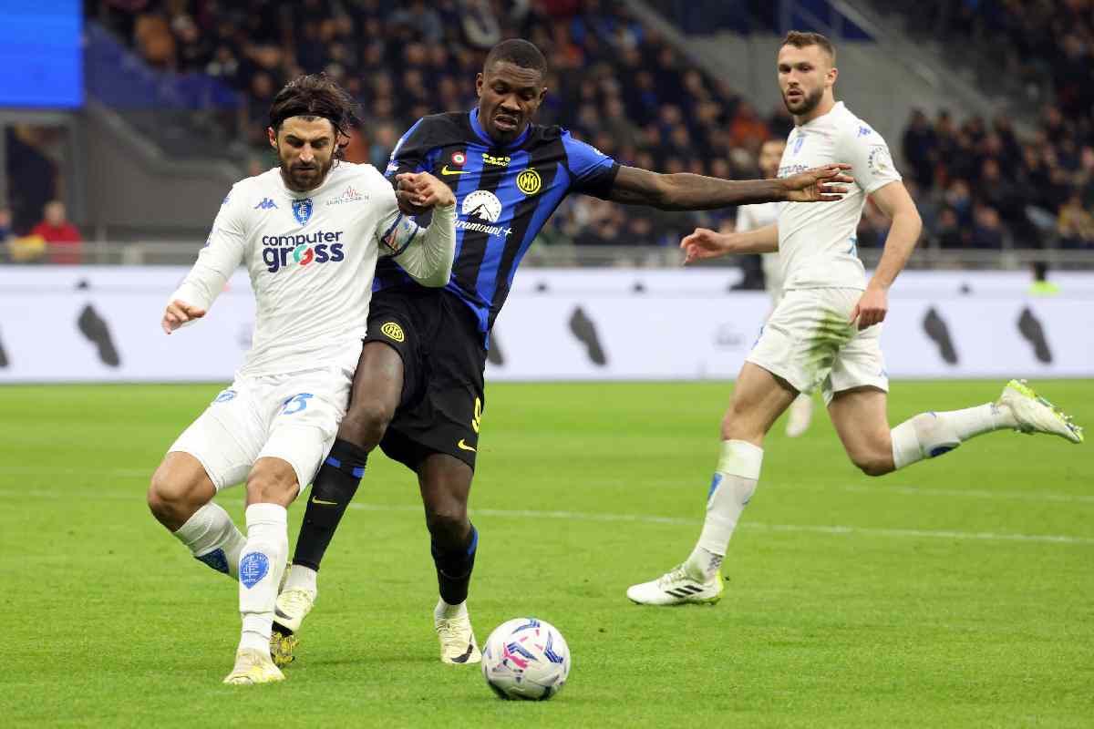 Una partita tra l'Inter e l'Empoli